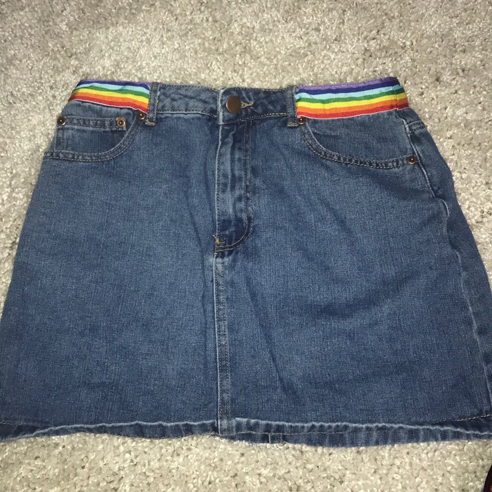 rainbow skirt